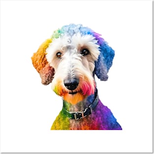 Pop-Art Bedlington Terrier Impressionism Posters and Art